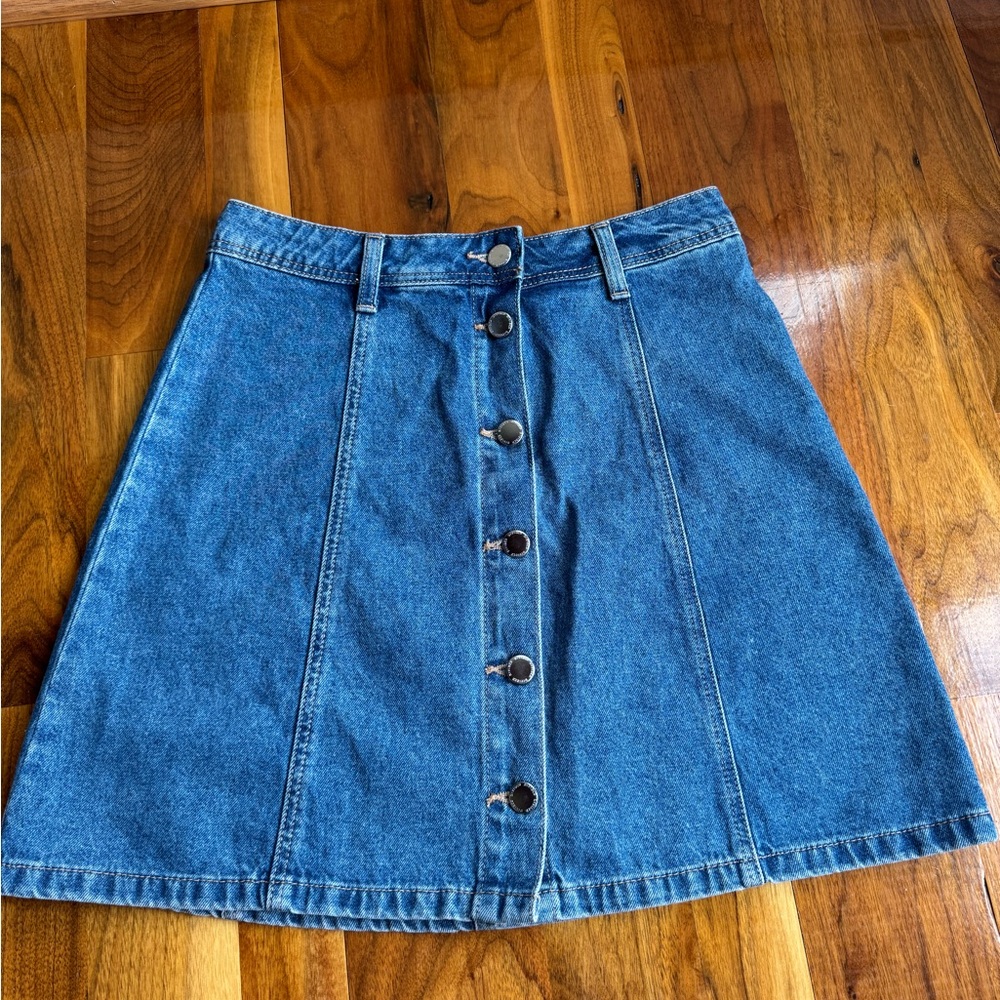 Adidas Blue Mini A-Line Skirt Casual